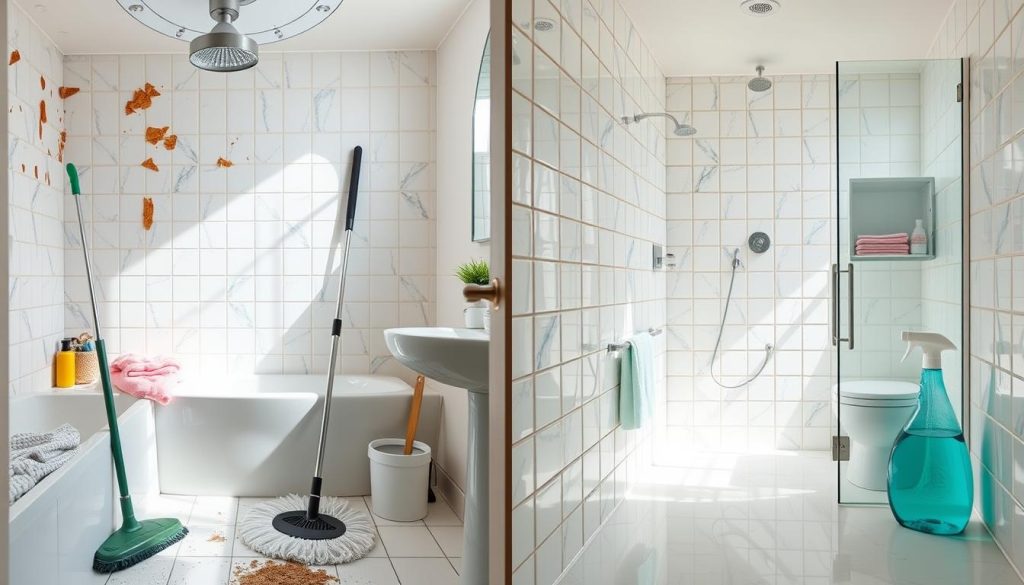 limpieza rápida del baño limpieza rápida del baño