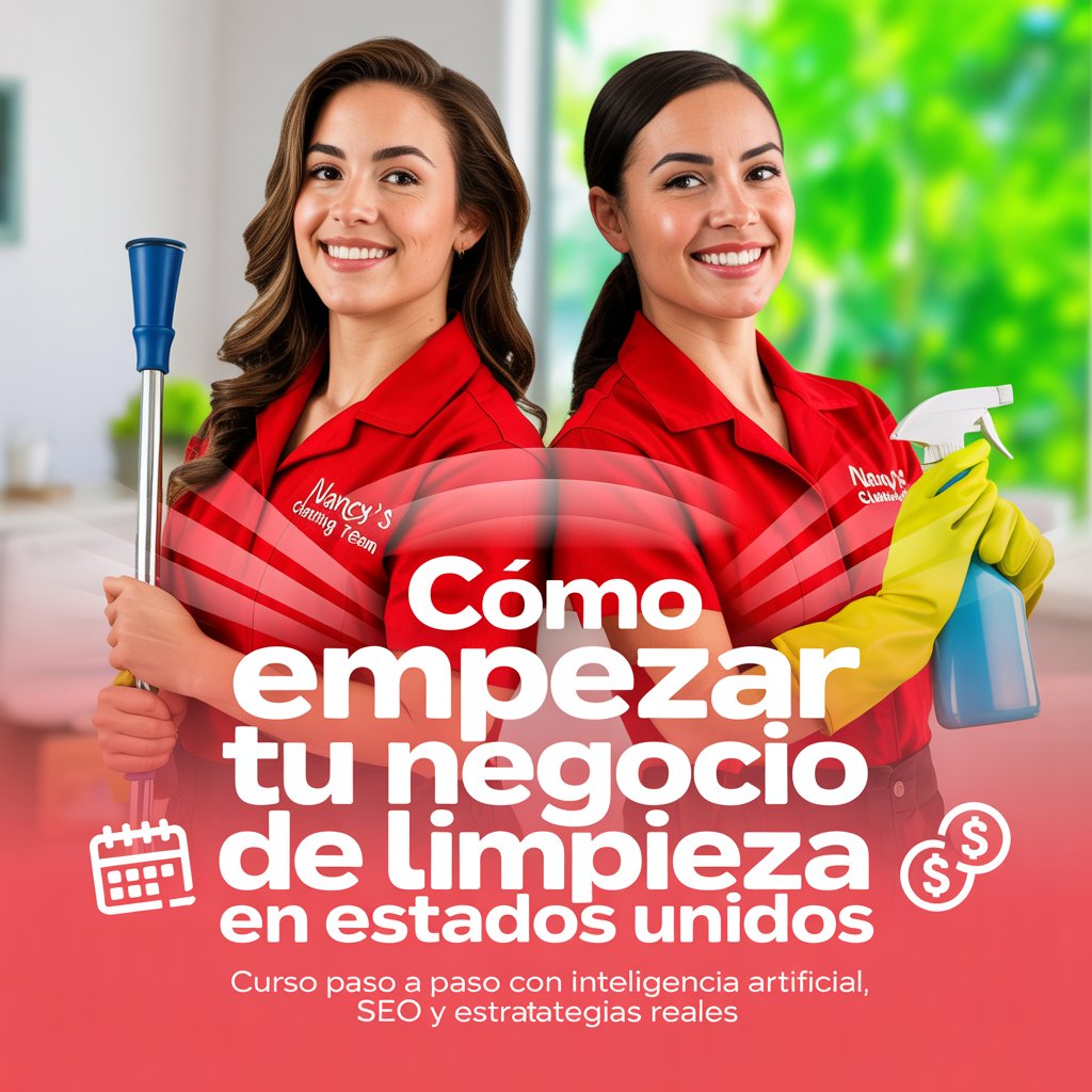 Portada del Ebook 7 Pasos al Éxito para Negocios de Limpieza